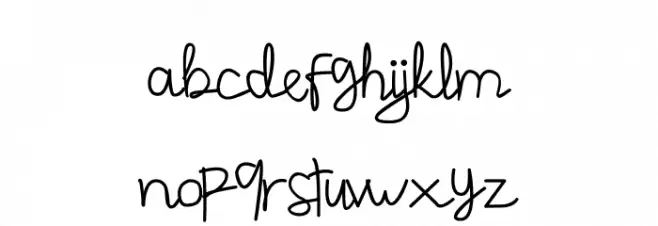 Junitta फ़ॉन्ट लोअरकेस