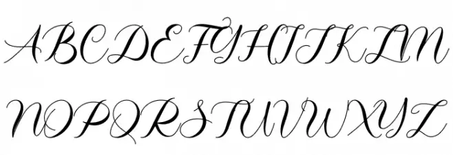 Junitta Font UPPERCASE