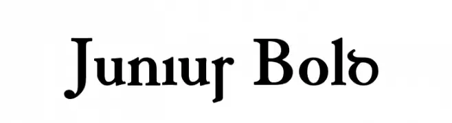 Junius Bold  Free Fonts Download
