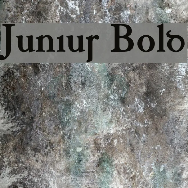 Junius Bold Example 1