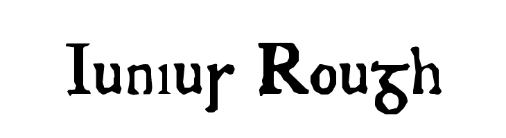 Junius Rough  Frei Schriftart Herunterladen