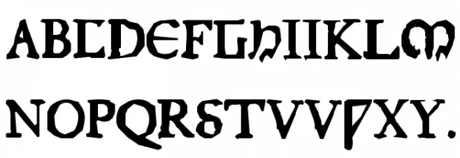 Junius Rough Шрифта ВЕРХНИЙ