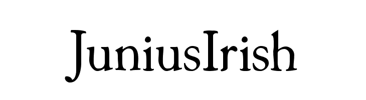 JuniusIrish  لخطوط تنزيل