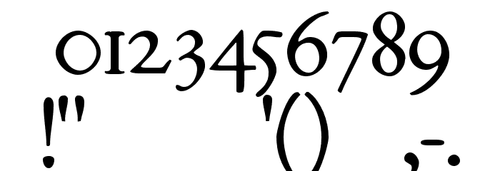 JuniusIrish Font OTHER CHARS