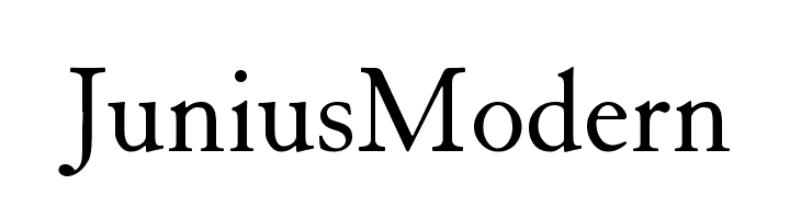 JuniusModern Font