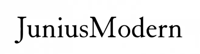 JuniusModern  नि: शुल्क फ़ॉन्ट्स डाउनलोड