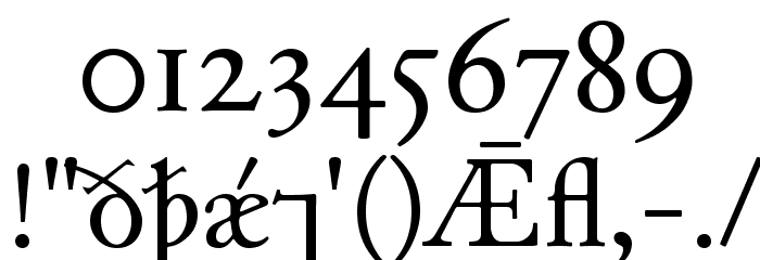 JuniusModern Font OTHER CHARS