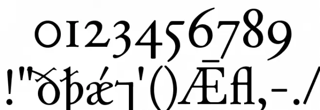 JuniusModern Font OTHER CHARS