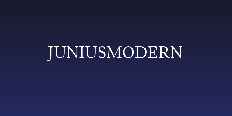 JuniusModern Social Header