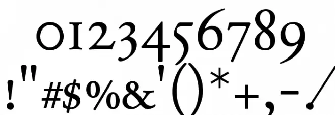 JuniusSmallCaps Font OTHER CHARS