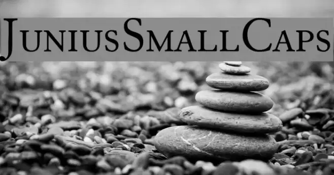 JuniusSmallCaps Font examples