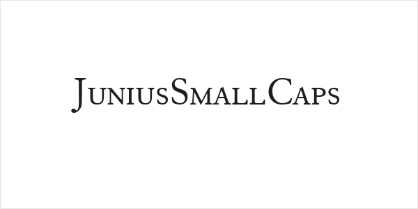 JuniusSmallCaps Logo