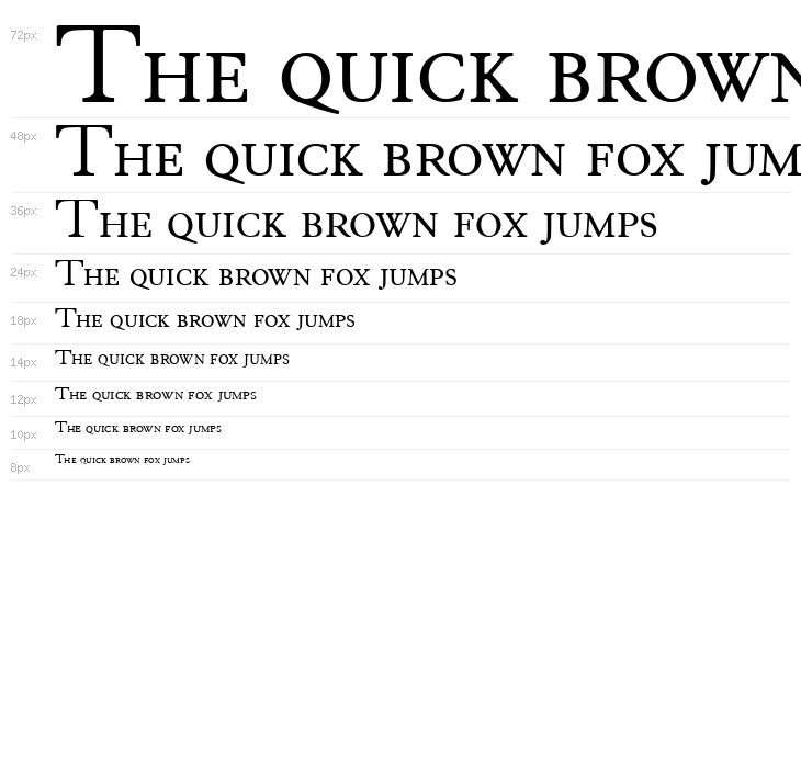 JuniusSmallCaps Waterfall