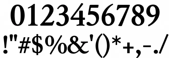 JuniusStandard Bold Font OTHER CHARS