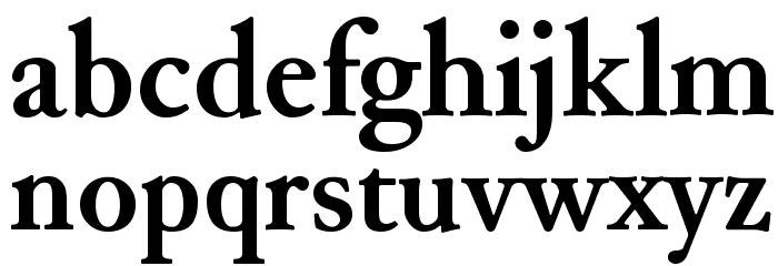 JuniusStandard Bold Font LOWERCASE