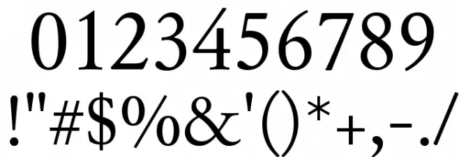 JuniusStandard Font OTHER CHARS