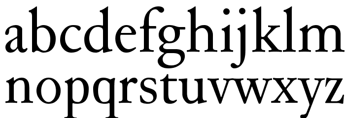 JuniusStandard Font LOWERCASE