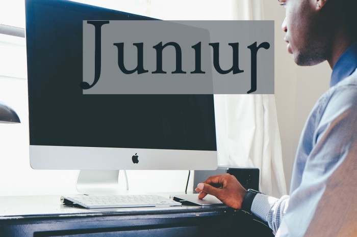 Junius Font examples