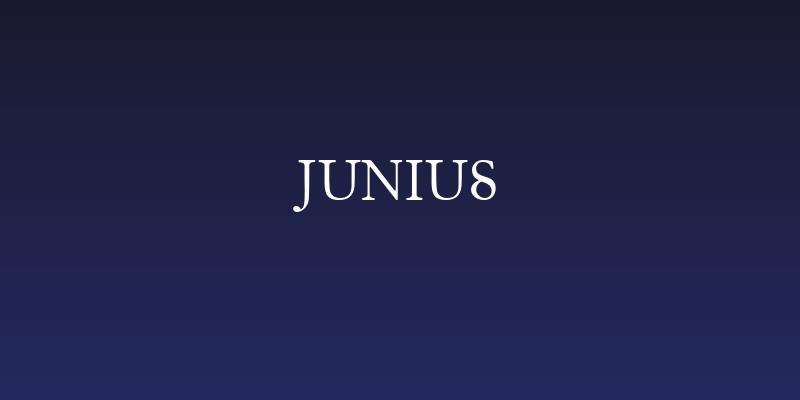 Junius Social Header