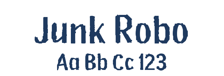Junk Robo Font Preview