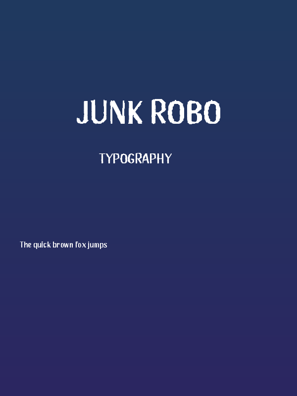 Junk Robo Poster