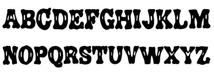 Junkie Cowboy Font Litere mari