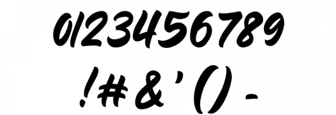 Junkies Style Regular Font OTHER CHARS