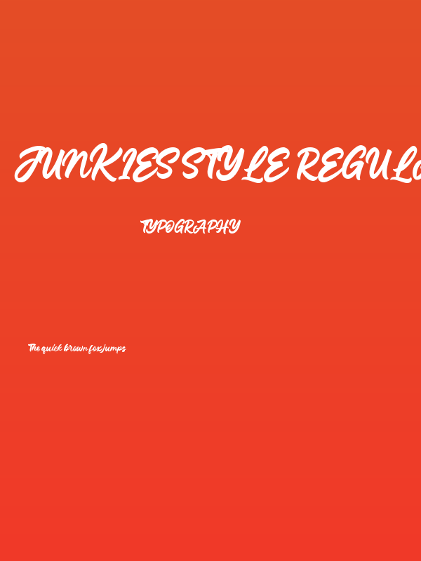 Junkies Style Regular Poster