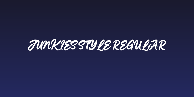 Junkies Style Regular Social Header