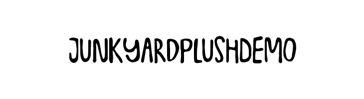 JunkyardPlushDEMO  नि: शुल्क फ़ॉन्ट्स डाउनलोड