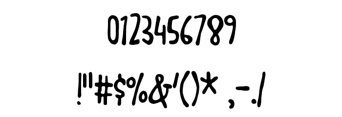JunkyardPlushDEMO Font OTHER CHARS