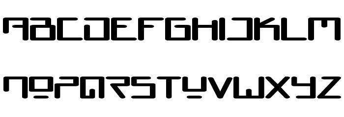 Juno Reactor Font LOWERCASE