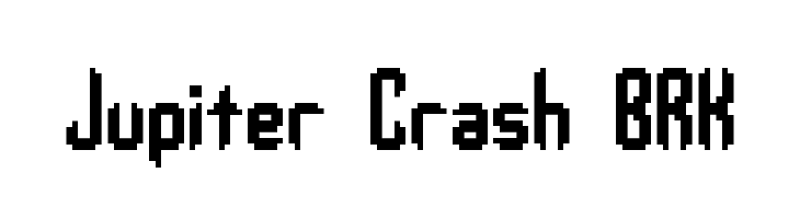 Jupiter Crash BRK  नि: शुल्क फ़ॉन्ट्स डाउनलोड