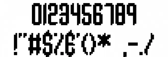 Jupiter Crash BRK Font OTHER CHARS