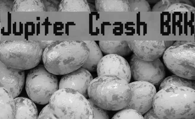 Jupiter Crash BRK Font examples