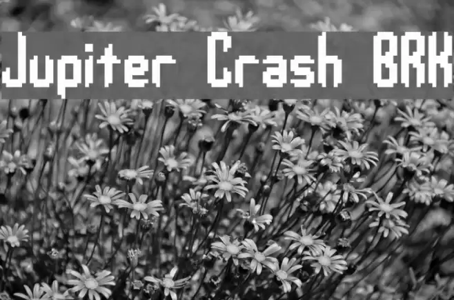 Jupiter Crash BRK Font examples