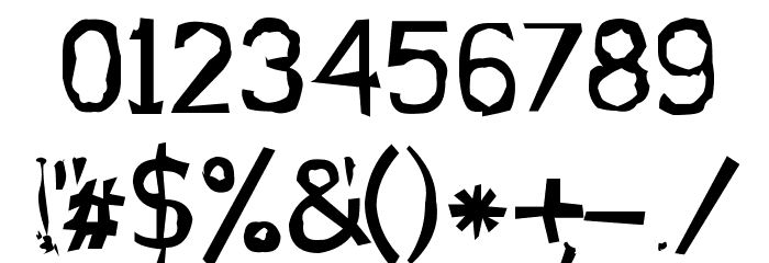Jupiter Jellypop Font OTHER CHARS