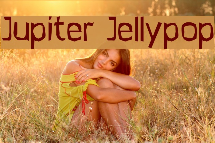 Jupiter Jellypop Font examples