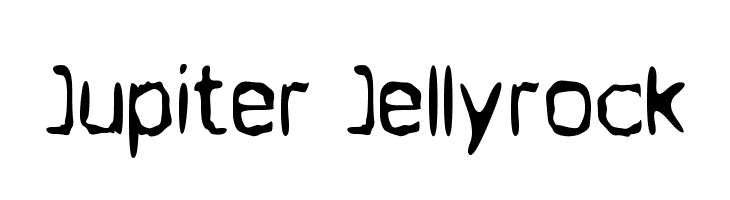 Jupiter Jellyrock  フリーフォントのダウンロード
