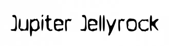 Jupiter Jellyrock  les polices de caractères gratuit tlcharger