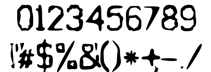 Jupiter Jellyrock Font OTHER CHARS
