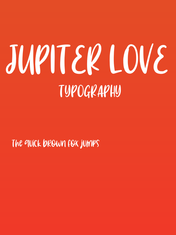 Jupiter Love Poster