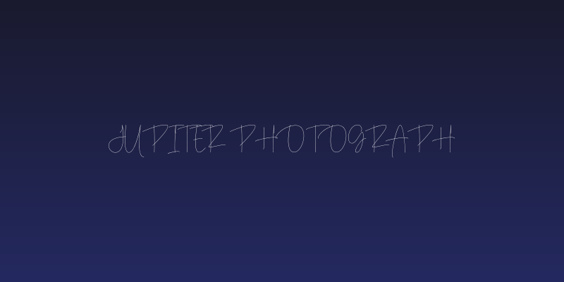 Jupiter Photograph Social Header