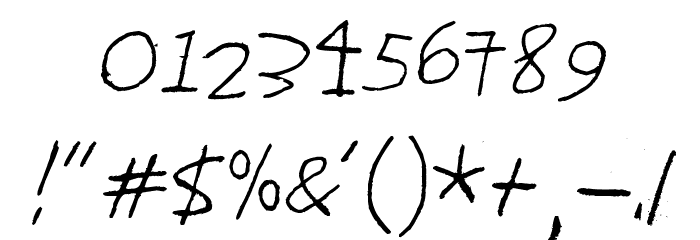 Jupiter Font OTHER CHARS
