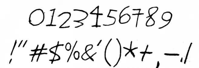 Jupiter Font OTHER CHARS