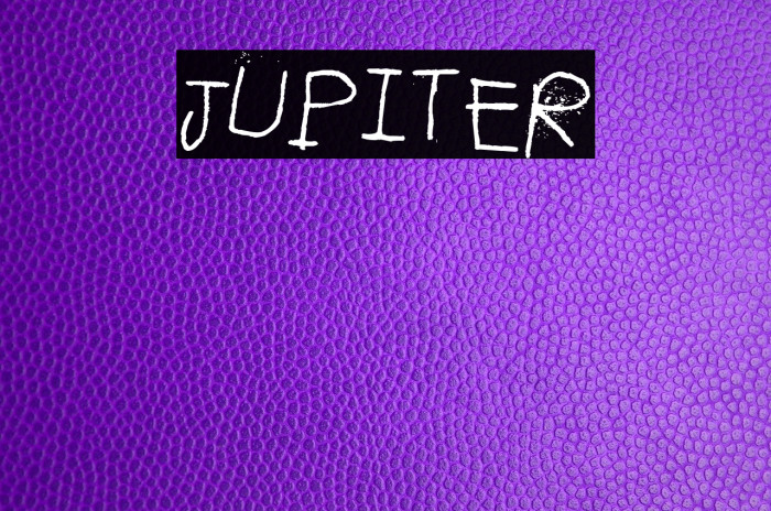 Jupiter Font examples