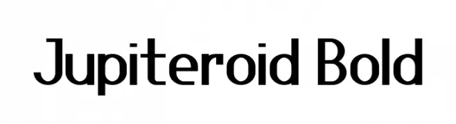 Jupiteroid Bold  Descarca Fonturi Gratis
