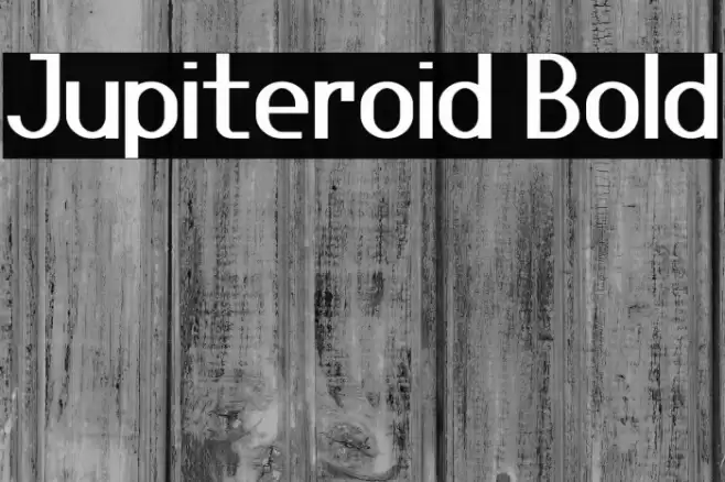 Jupiteroid Bold Font examples