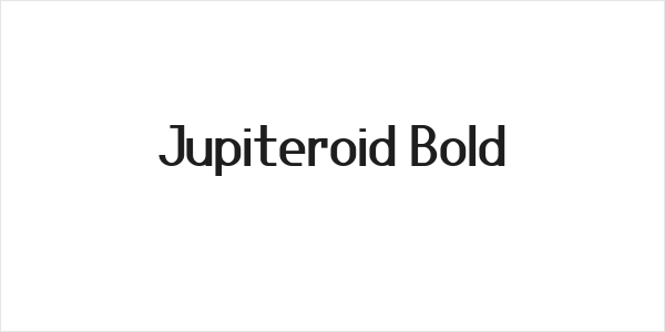 Jupiteroid Bold Logo