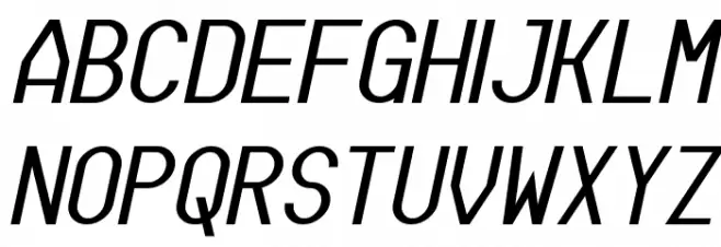 Jupiteroid Italic Polices MAJUSCULES